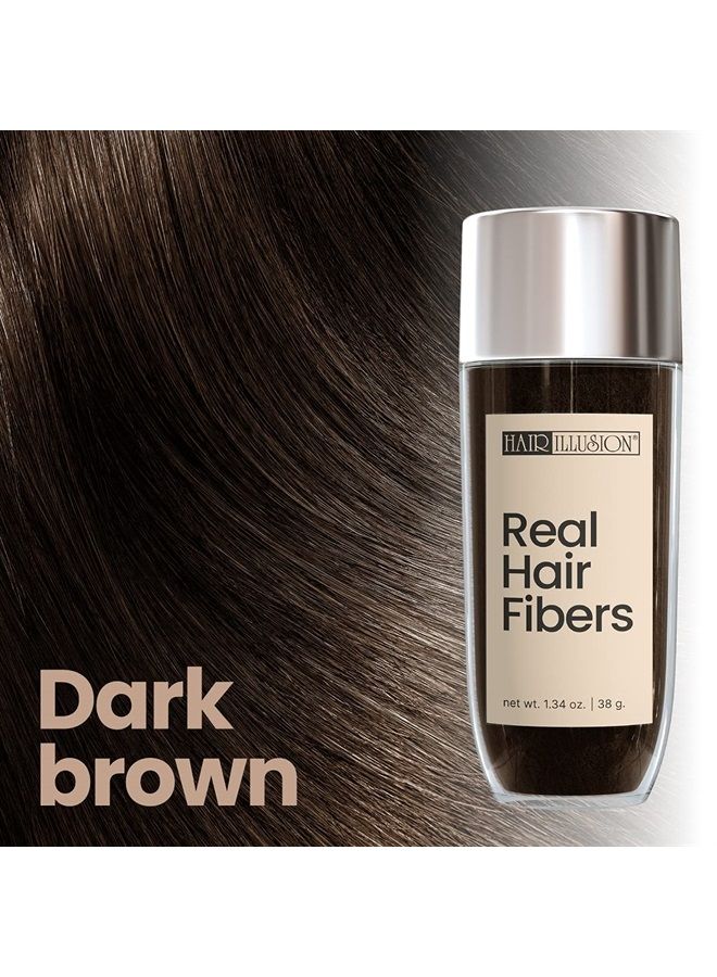 Combo Kit - Hold Spray, 38g Hair Fiber Bottle, Applicator & Hairline Optimizer (Brown)