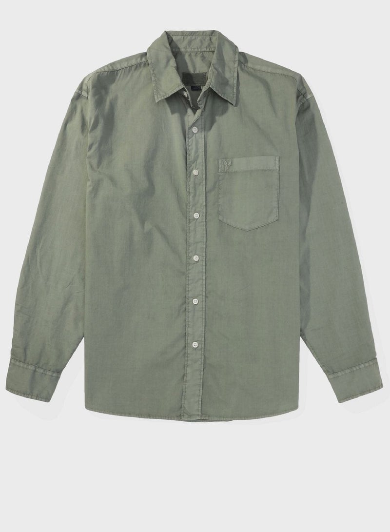 Front Pocket Relaxed Fit Shirt
