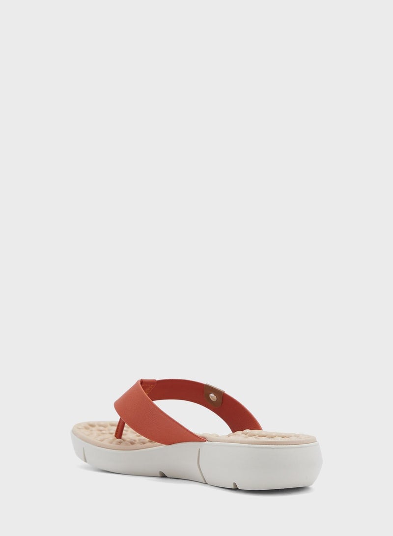 Marceline Single Strap Flat Sandals
