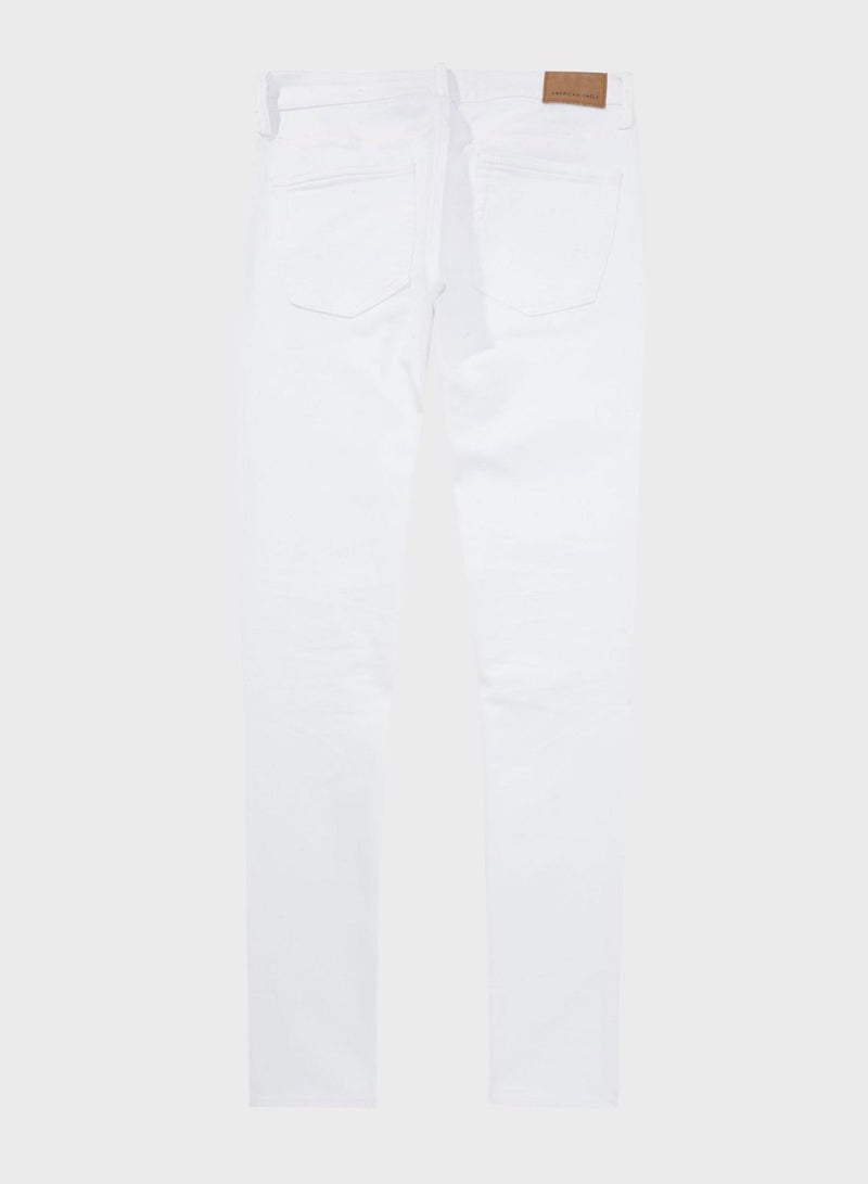 Light Wash Slim Fit Jeans