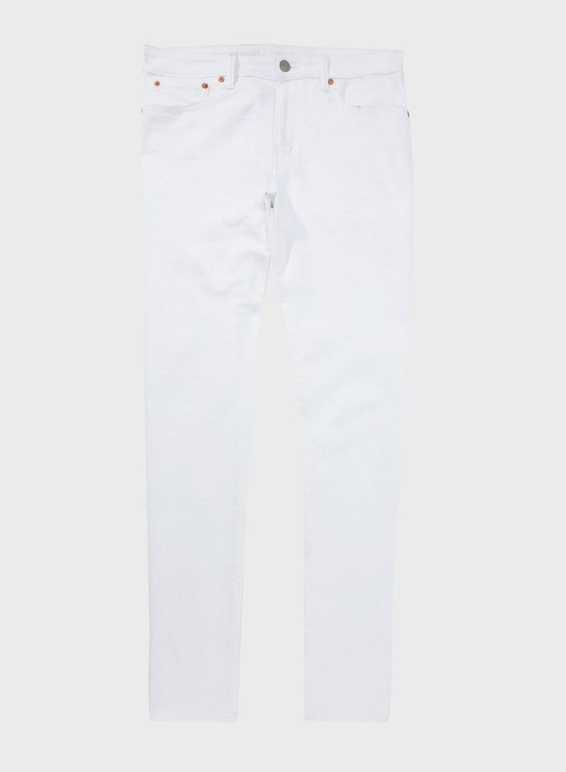 Light Wash Slim Fit Jeans