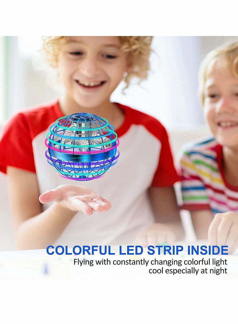 Flying Ball Toys, Hover Orb, 2022 Magic Controller Mini Drone, Boomerang Spinner 360 Rotating Spinning UFO Safe for Kids Adults