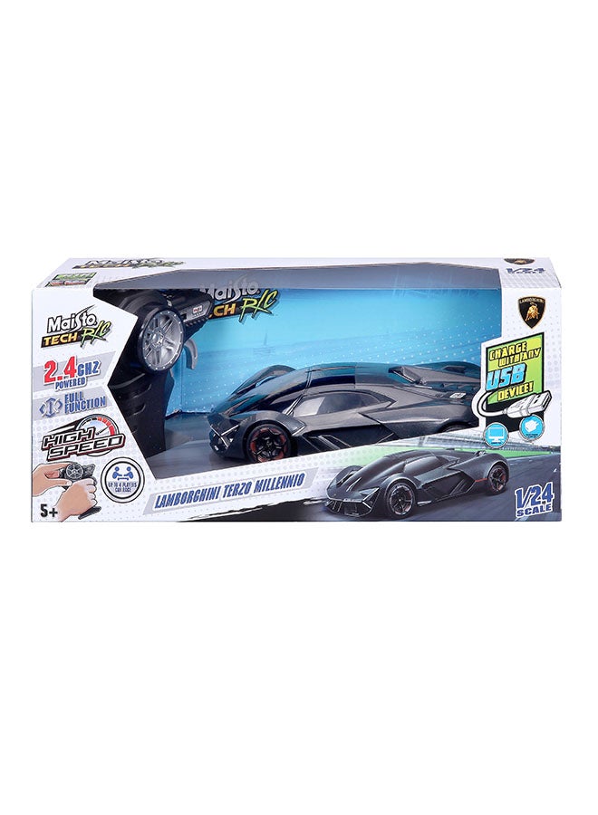 Rc Premium  - Lamborghini Terzo Millennio - 2.4 Ghz (Usb Rechargeable) - Gloss Black