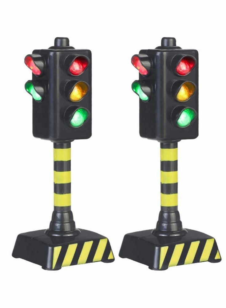 Traffic Light Toy, Mini Signal Model Toy Child Educational Pack of 2