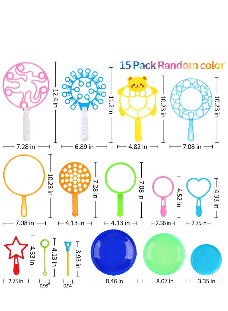 Bubble Wand Set, Giant Wands for Fun Outdoor and Indoor Activity Girls, Boys, Toddlers Children to Enjoy