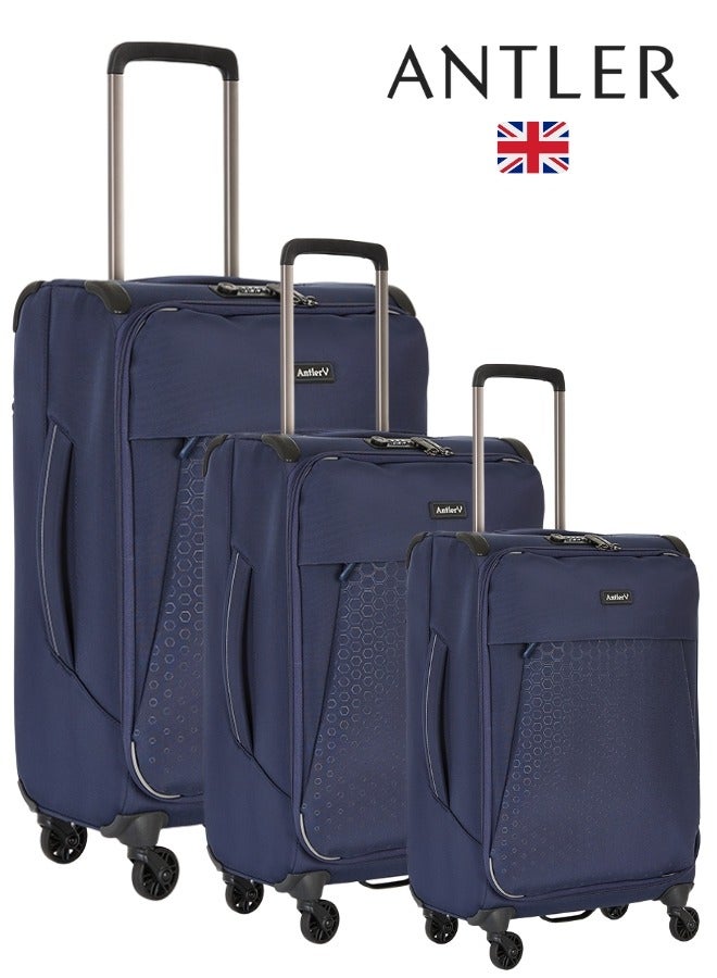 Ultra Lightweight Soft Luggage Set Of 3