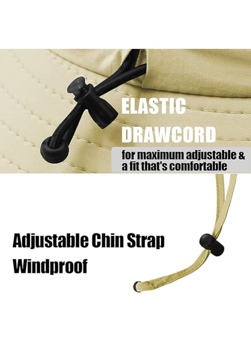 Outdoor Windproof Quick Drying Breathable Sunscreen Fishing Sunshade Mountaineering Large Eaves Folding Fisherman Hat
