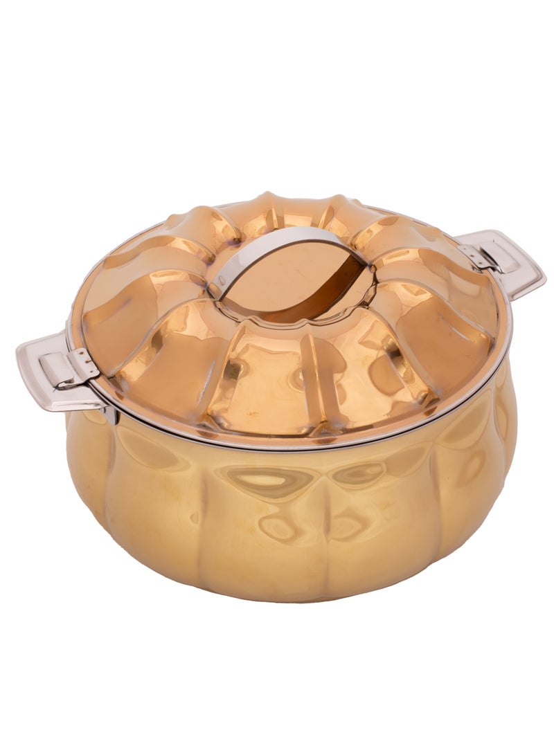 Stainless Steel Capsicum Hotpot 7.5 Liters Gold Colour