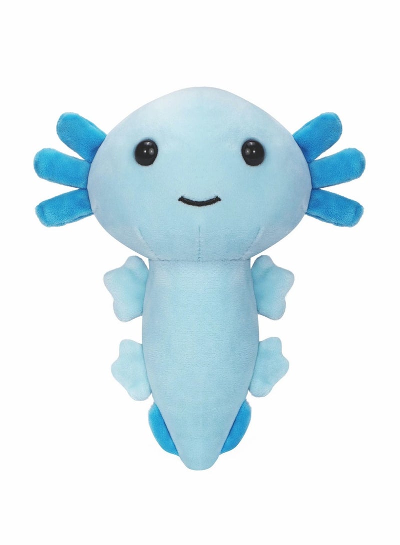8 Inch Axolotl Stuffed Animal Soft Plush Squishy Toy Animals Throw Pillow Doll Cute Plushies Room Decor Great Gifts for Kids Birthday Blue