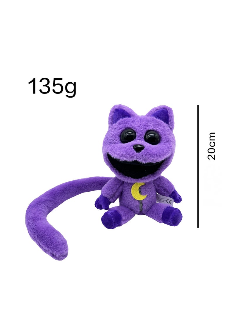 Poppy Playtime Smiling Critters 3 Plush Toy Cartoon CatNap 20cm For Fans Gift Horror Stuffed Figure Doll For Kids And Adults Great Birthday Stuffers For Boys Girls