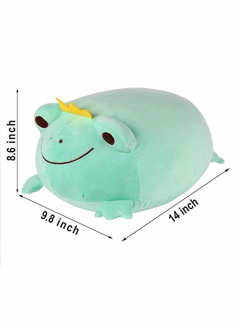 Cartoon Frog Prince Animal Memory Foam Plush Pillow