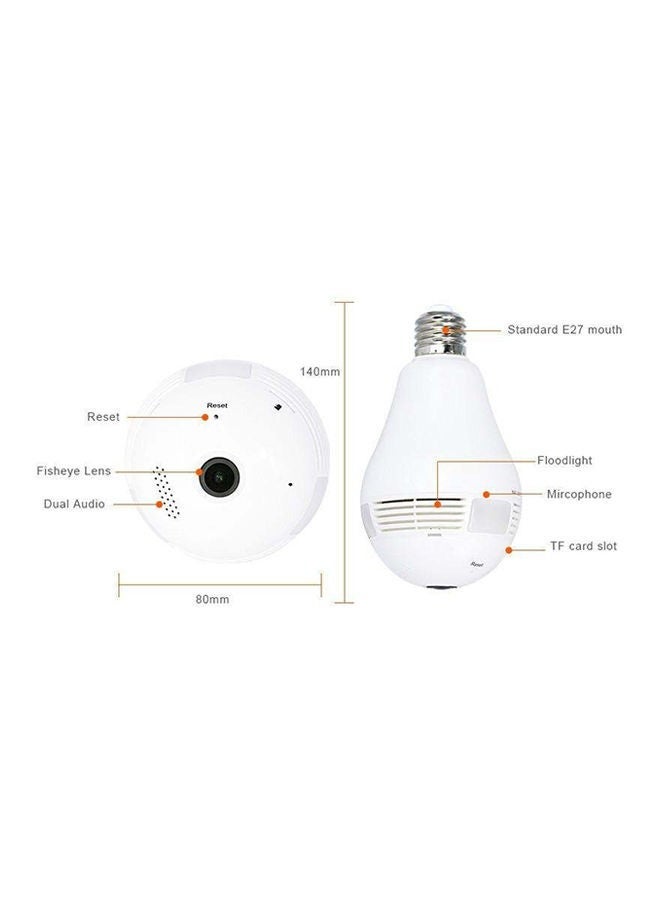 VR Bulb Light IP Surveillance Camera