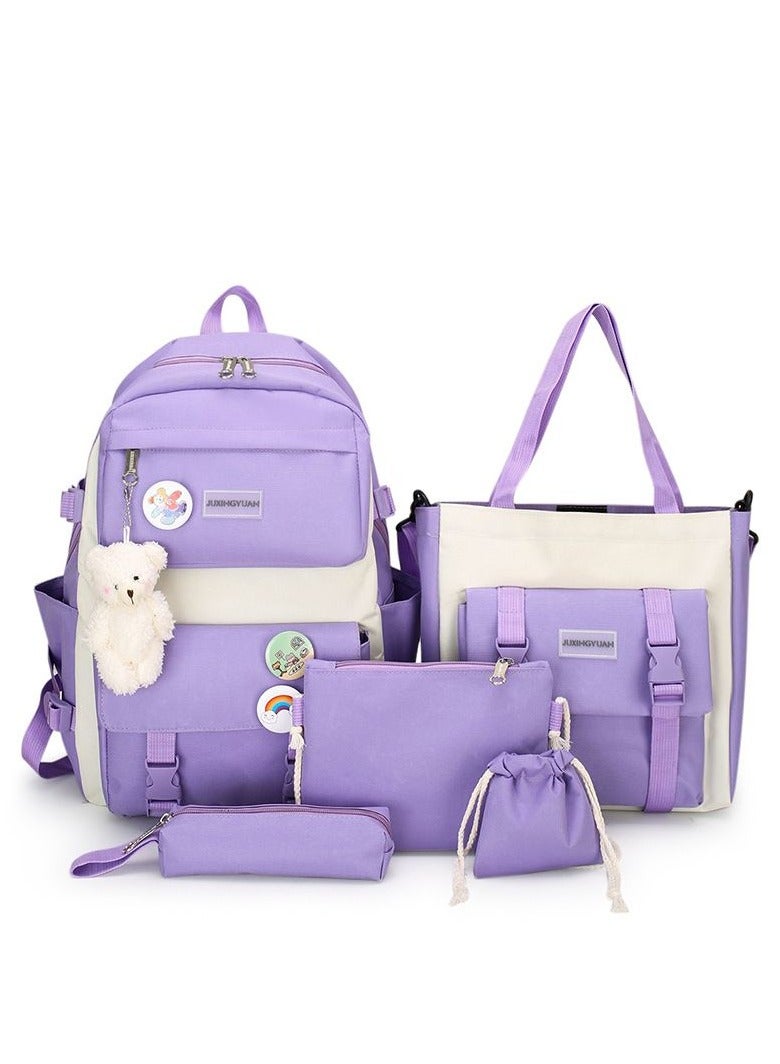 New Five Piece Book Bag
