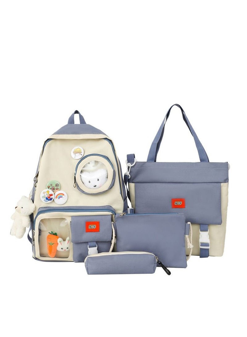 New Four Piece Trendy Backpack