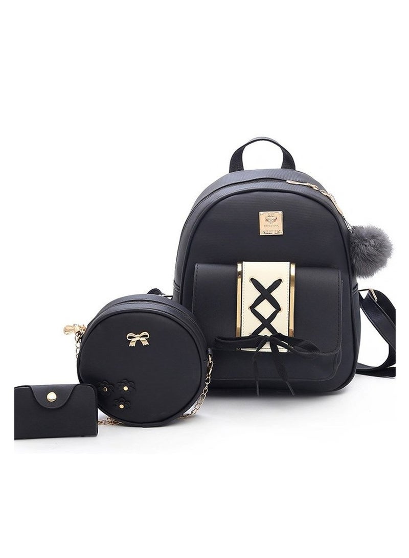 New Retro Versatile Three Piece Backpack