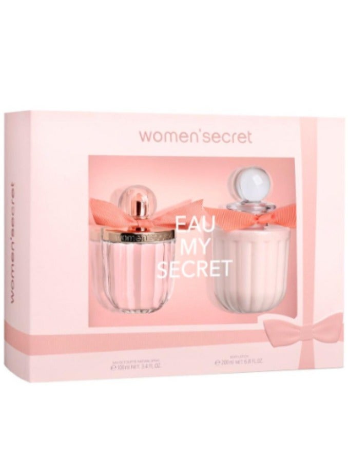 Women’secret Eau My Secret Eau De Toilette 2 Piece Gift Set