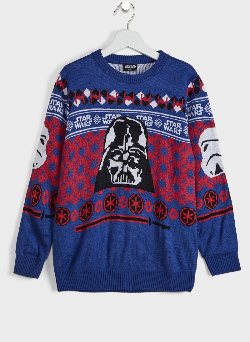 Kids Starwars Christmas Sweater