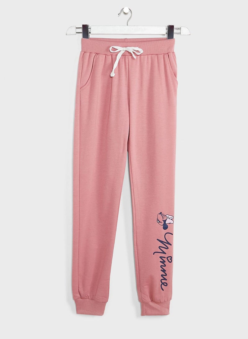 Youth Minnie Mouse Sweatpants