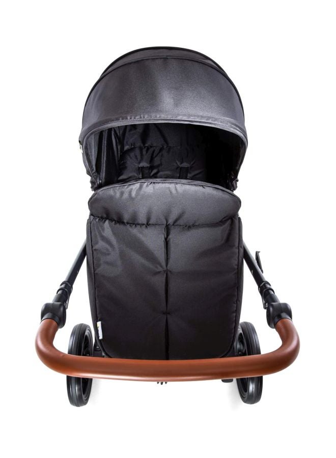 Hauck Pacific 3 Shop N Drive Travel System – 3-in-1 Baby Stroller with Car Seat, Carrycot & Reversible Stroller, Large Wheels, Suspension – Black