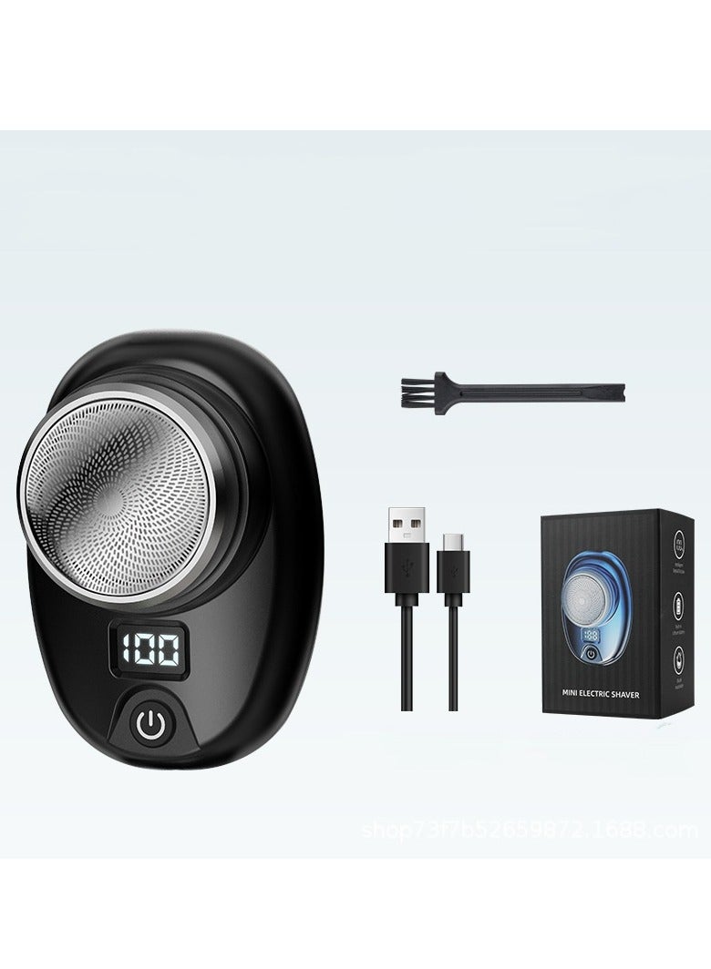 Mini Shaver Digital Display Waterproof Travel Electric Portable Shaver For Men