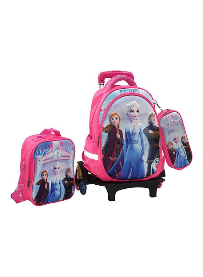 Trolly -Pencil Case And Lunch Bag Frozen Pink