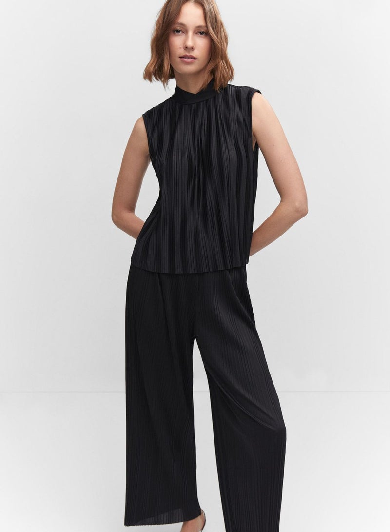 High Waist Wide Leg Pants