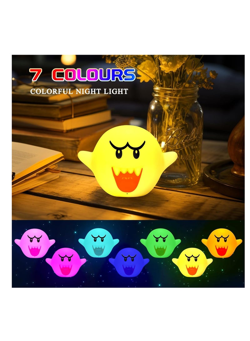 3D Night Light For Kids - 7 Color Illusion Sound-Controlled Change With Music - Usb Rechargeable Led Desk Lamp For Kids Room - Cute Birthday Gifts Bedroom Decoration