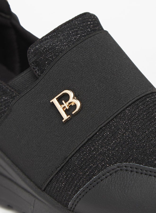 Womens Textured SlipOn Low Ankle Sneakers
