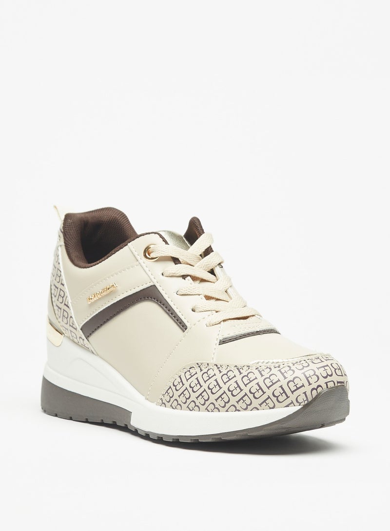 Women Textured Slip-On Chunky Sneakers