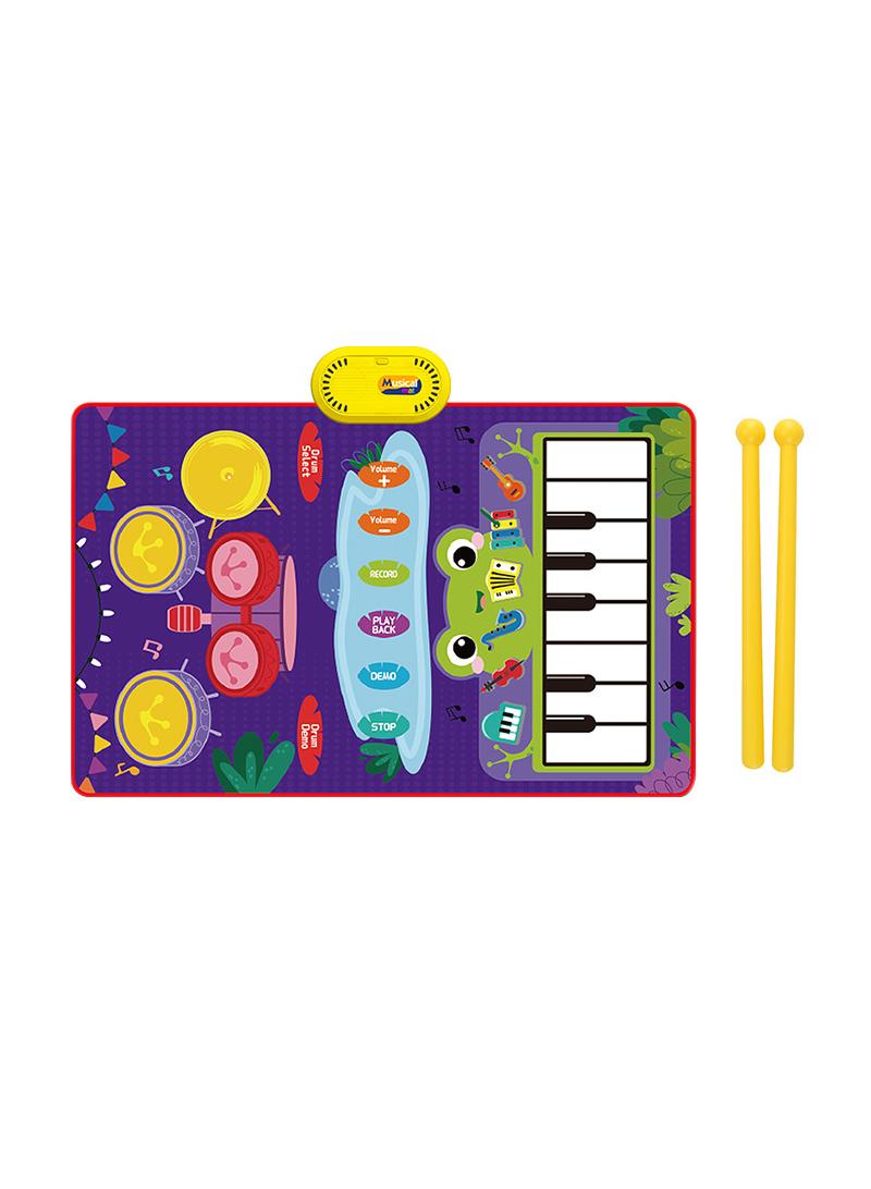 Children's Early Education Touch Piano Puzzle Drum Music Blanket Toy