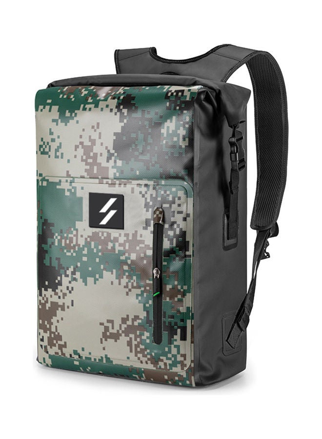 25L Large Capacity PVC Backpack Roll Top Waterproof Dry Bag 40.00*5.00*30.00cm