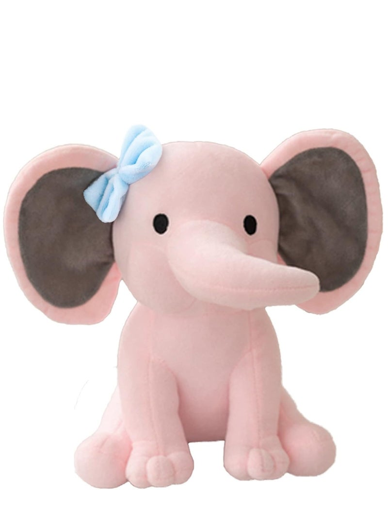 Elephant Teddy, Soft Stuffed Animal Toys Plush Elephant Gifts for Baby Shower, Perfect Kids Boys Girls Bedroom Nursery Birthday Parties Decor