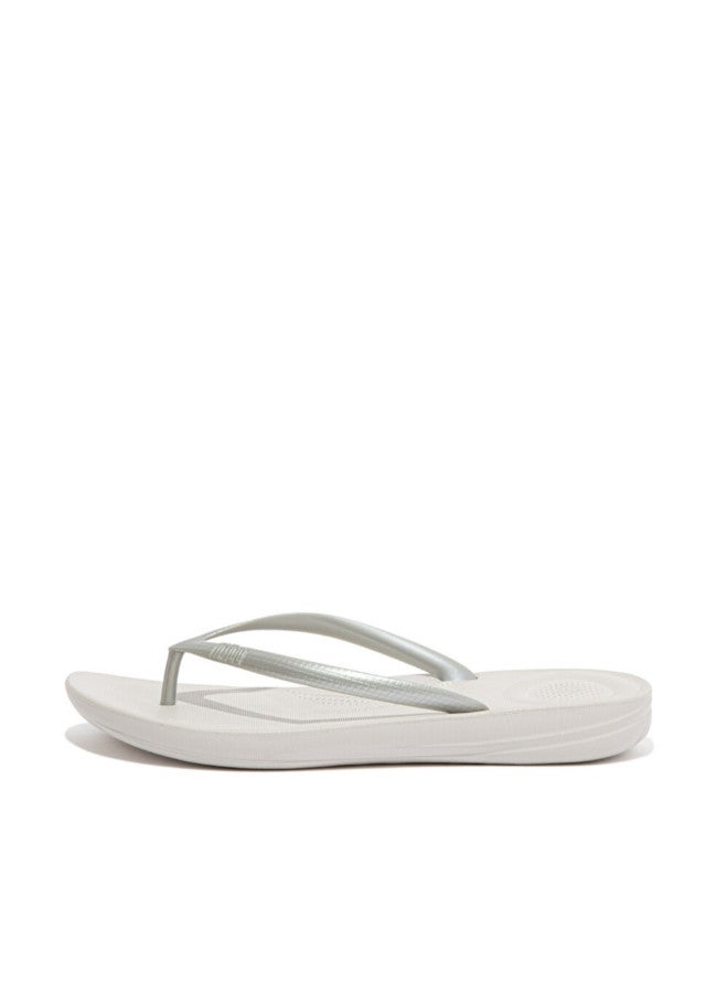 049-665 Fitflop Ladies Iqusion Flip Flop E54-011 Silver
