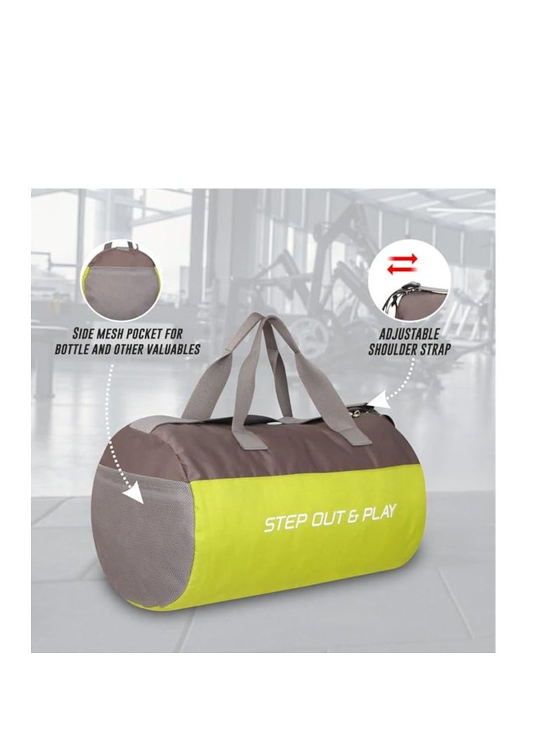 Beast-3 Gym Bag | Polyester | Standard | Shoulder Bag | Fitness Bag | Sports & Travel Bag | Kit Bag | Separate Shoes Compartment | Unisex Gym Bags