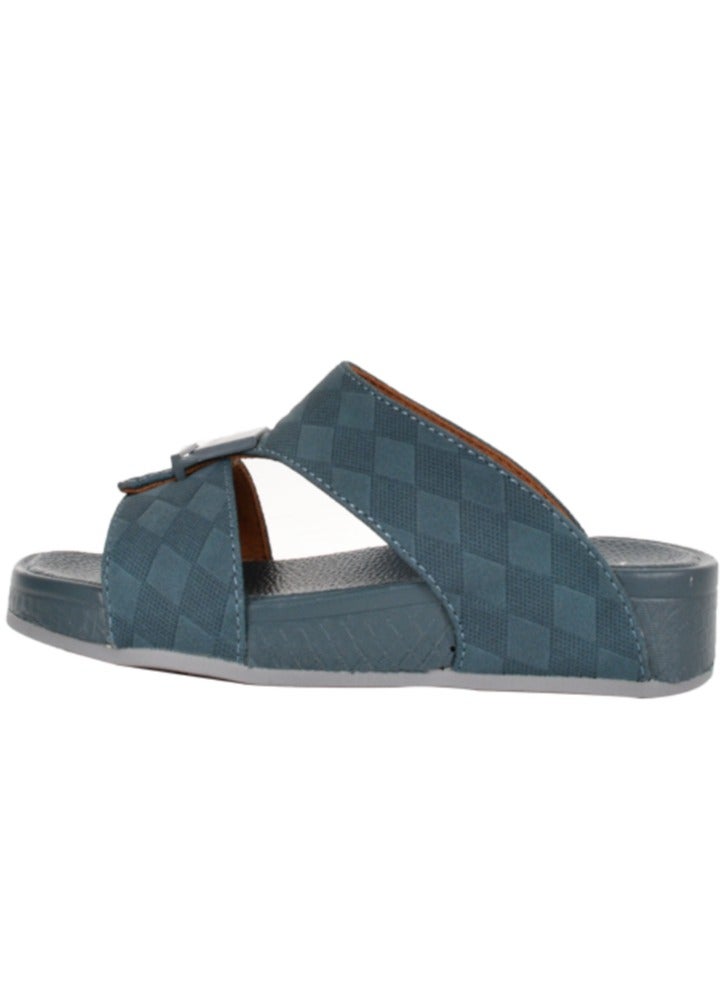 Kids Blue Arabic Sandals