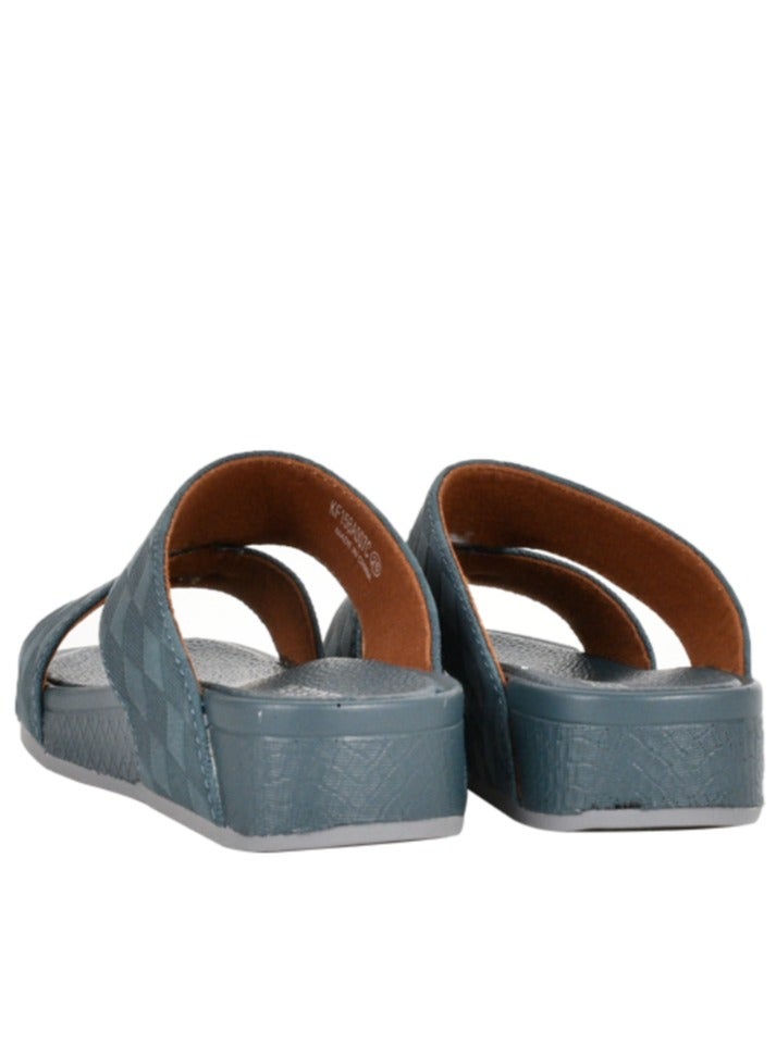 Kids Blue Arabic Sandals