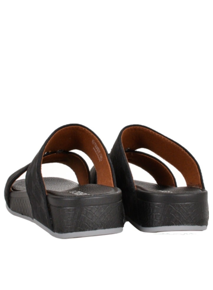 Kids Black Arabic Sandals