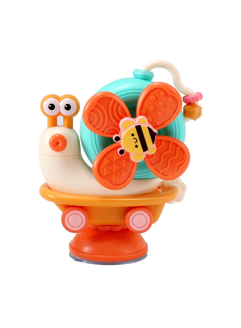 High Chair Toys with Suction Cups Snail Windmill Spinner Baby Montessori Infant Girl Development Boy Sensory Birthday