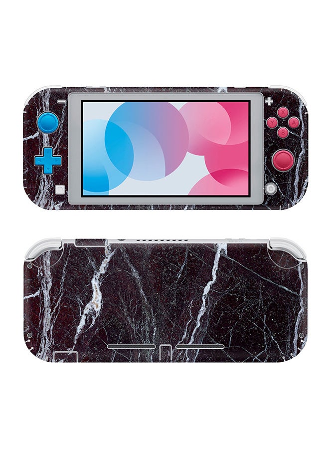 Console and Controller Decal Sticker Set For Nintendo Switch Lite Stone Marble