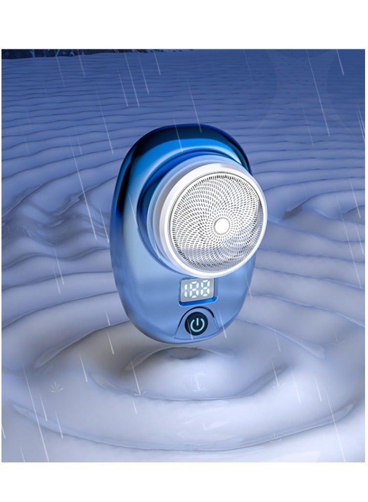 Mini Shaver Digital Display Waterproof Travel Electric Portable Shaver For Men