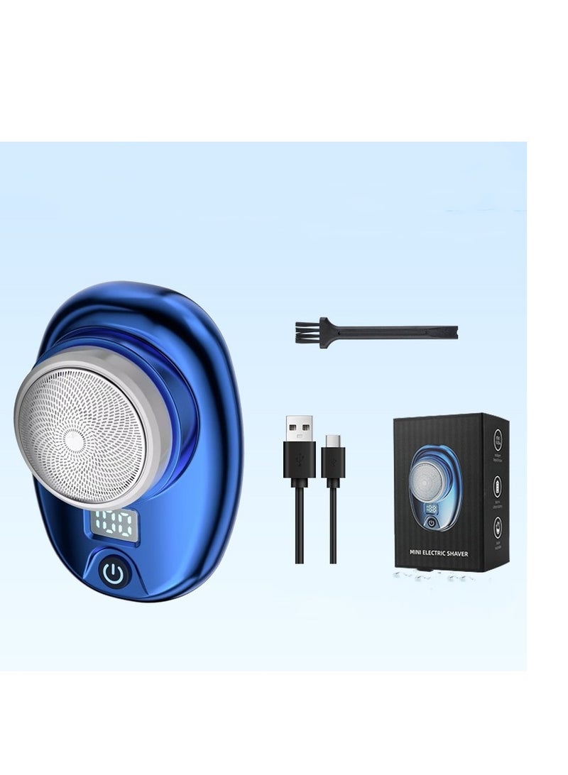 Mini Shaver Digital Display Waterproof Travel Electric Portable Shaver For Men