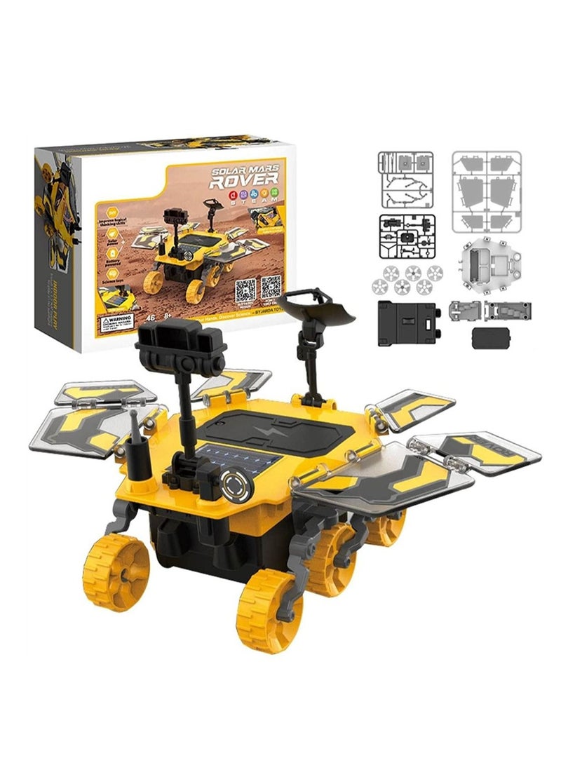 Solar Powered Rover Kit Science Robot Educational DIY Assembly with for Kids Aged 8 12 and Older, Building Set Gifts Boys Girls Students Teens