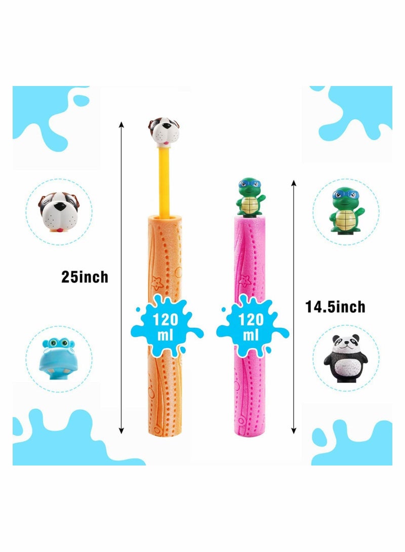 Water Squirter for Kids, 4 Pack 35ft Range Shooter, Summer Swimming Pool Beach Outdoor Shooter Toys Kids Boys Girls Adults