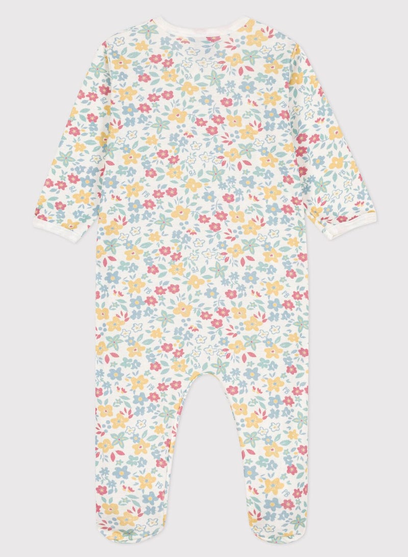 Infant Floral Print Onesies