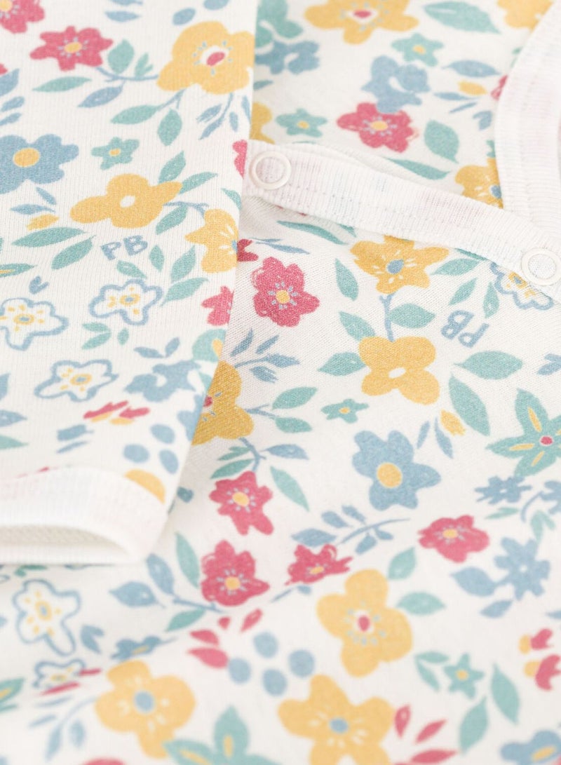 Infant Floral Print Onesies