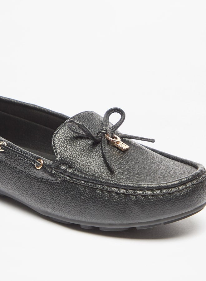 Women's Bow Accent Slip-On Moccasins Ramadan Collection