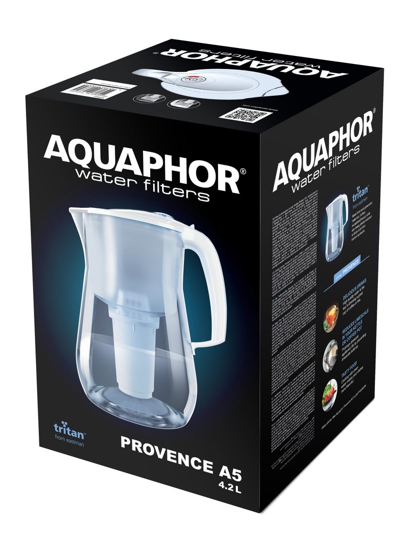 AQUAPHOR water filter jug Provence A5 Mg (white)