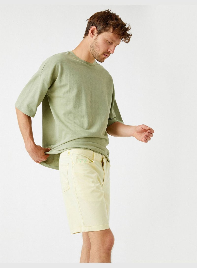 Pocket Detailed Shorts Cotton