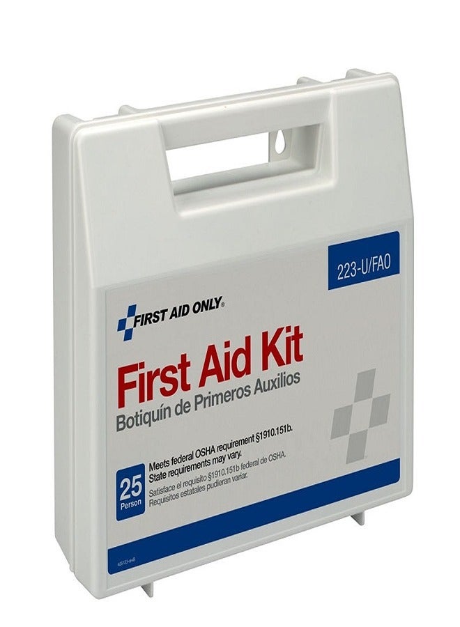 NOVAMED FIRST AID KIT WHITE HY2931 25PERSON