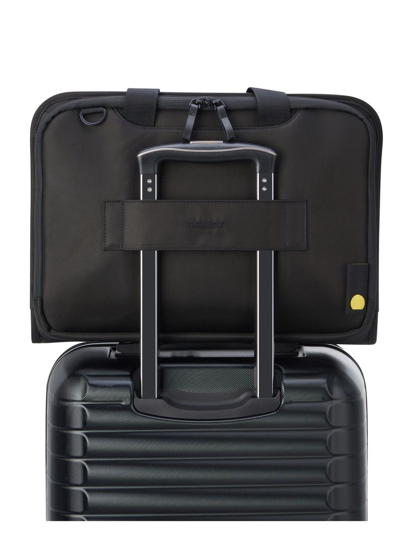 Delsey Arche 2 Compartment Satchel Laptop Protection 15.6 inch Black